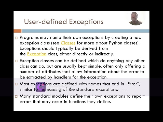 Chapter 8   Errors and Exceptions 2   Handling Exceptions