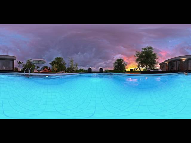 Bungalow Poolside 360° Panorama by Duane Kemp