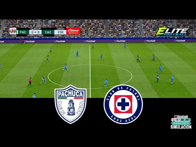 SIMULATION Pachuca vs Cruz Azul Liga MX 2026 eFootball PES 2021