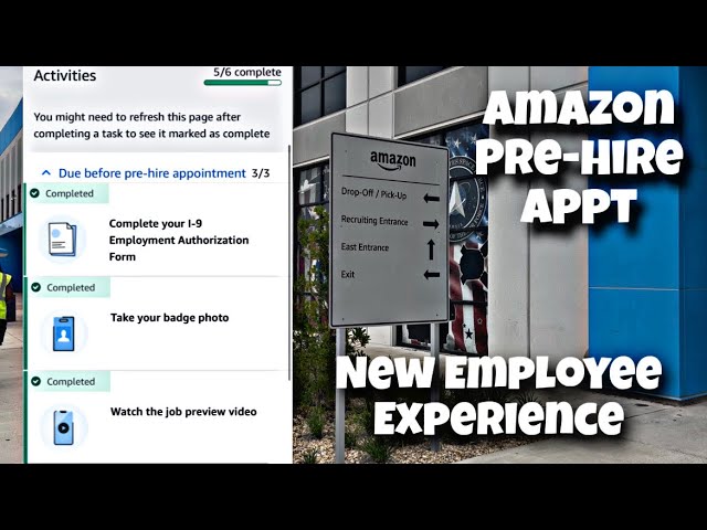 I Got Hired To Work At An Amazon Warehouse: The Pre Hire Experience📝✅