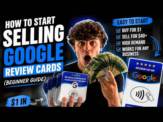 HOW TO START SELLING GOOGLE REVIEW CARDS (BEGINNER GUIDE)