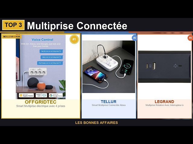 TOP 3 : Multiprise Connectée - Comparatif Complet