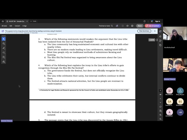 Information Session | How to prepare for NLSAT examination for BA (Hons)