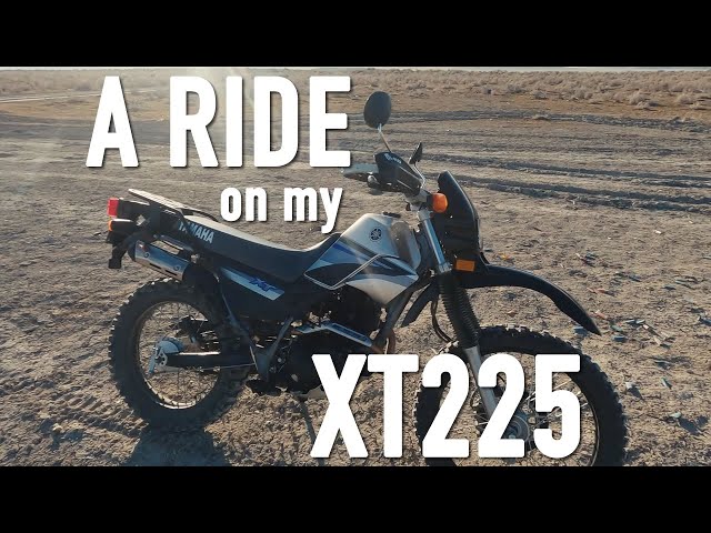 A Ride on My Yamaha XT225