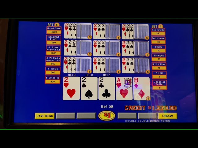 $1,000 Vs 10-Play $1 DDB VP, Foxwoods