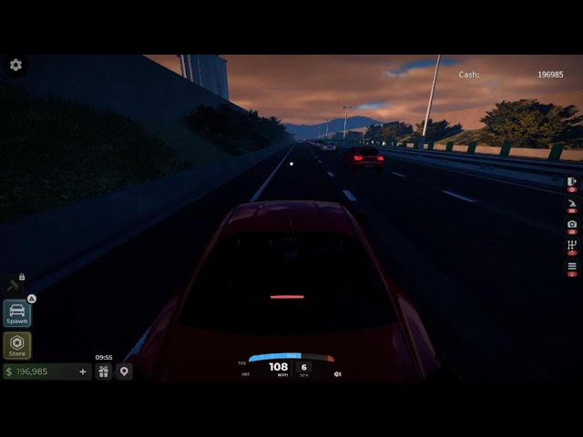 Satisfying driving.