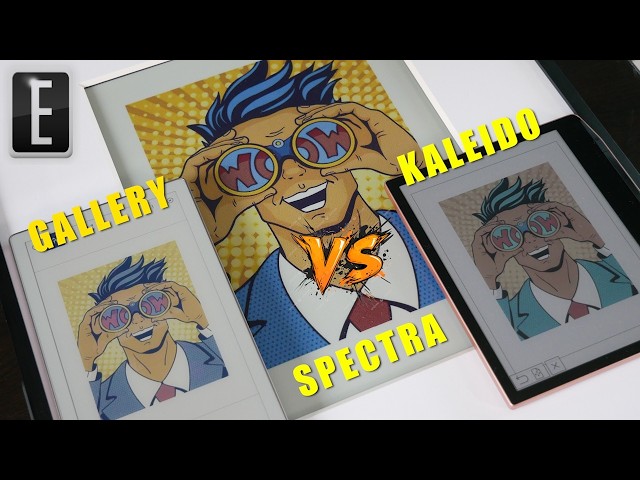 All Color EINK screens compared