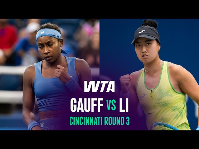 Coco Gauff vs. Ann Li | 2026 Cincinnati Round 3 | WTA Match Highlights