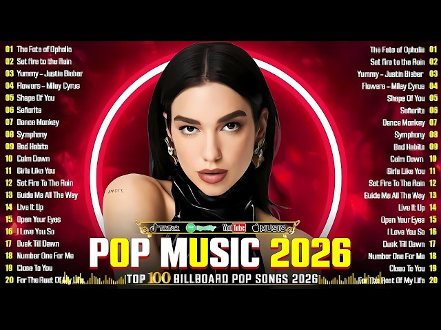 Adele, Dua Lipa, Ed Sheeran, Rihanna, Selena Gomez, Bruno Mars, Maroon 5, Zayn 💥 Billboard Hot 100