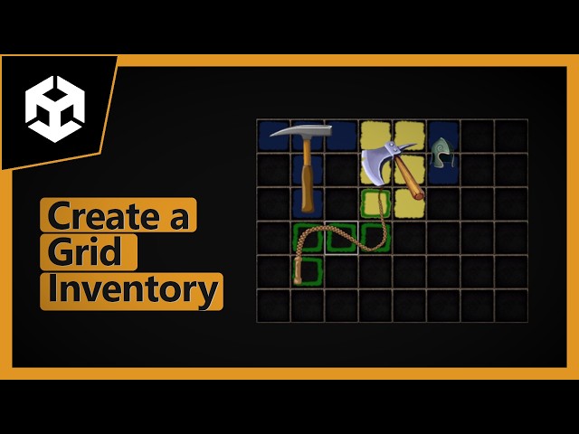 Unity - Create a Grid inventory from scratch using Inventory Framework