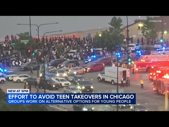 Groups work on alternative options for young people to avoid 'teen takeovers' in Chicago