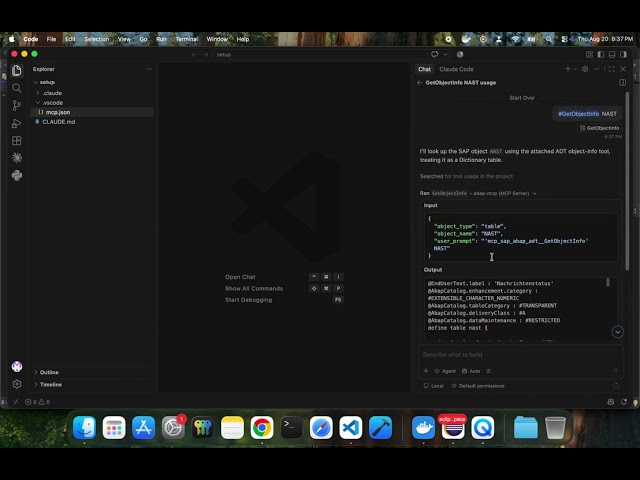 Next-Gen ABAP Coding: Agentic AI in Action 🤖 ABAP MCP Setup & Smoke Test