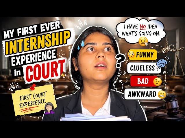 MY FIRST INTERNSHIP EXPERIENCE IN COURT🫠 || Parul sharma || legallyparull 