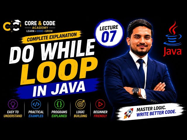 Do While Loop in Java | Java Programming Tutorial in Hindi | Lecture 7 | For Beginners