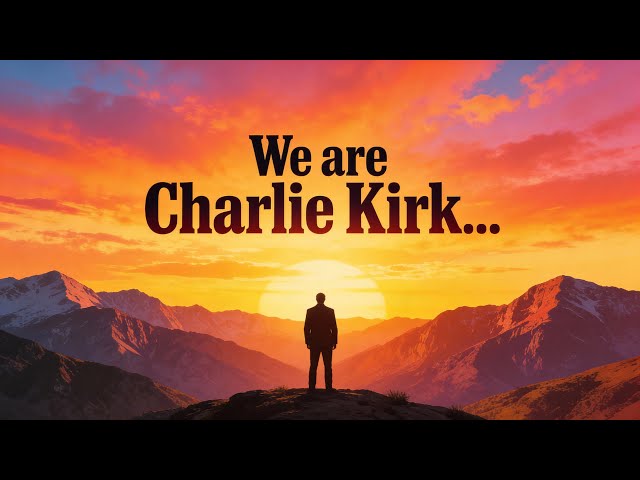 We are Charlie Kirk [Official Music Video] We carry the flame - HolyFacts
