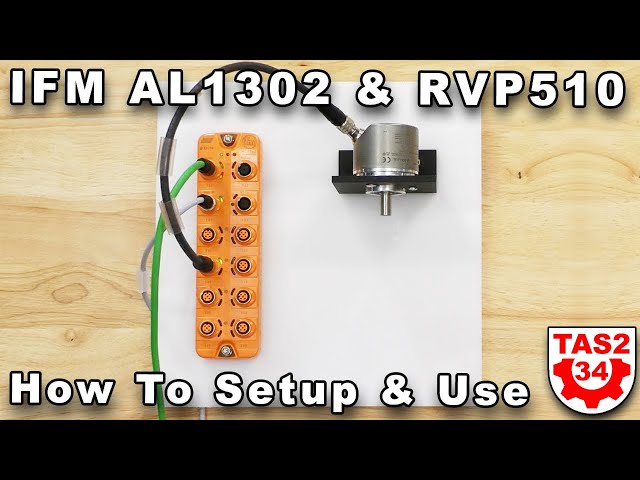 Setup and Use IFM AL1302 IO-Link Master with RVP510 Encoder and Siemens S7 PLC via PROFINET