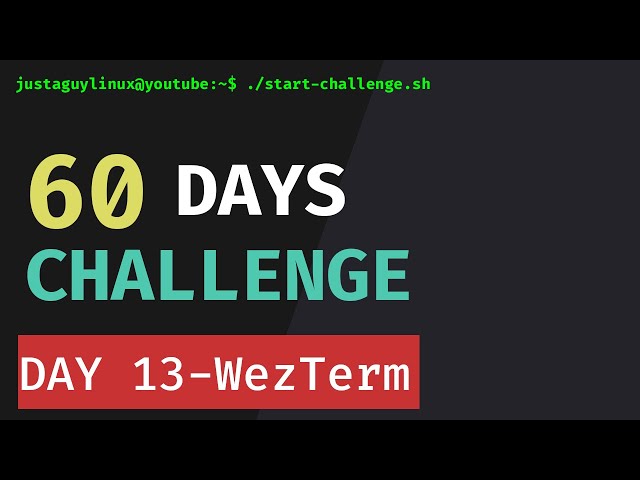 Day 13: WezTerm Configuration - My Terminal Emulator of Choice