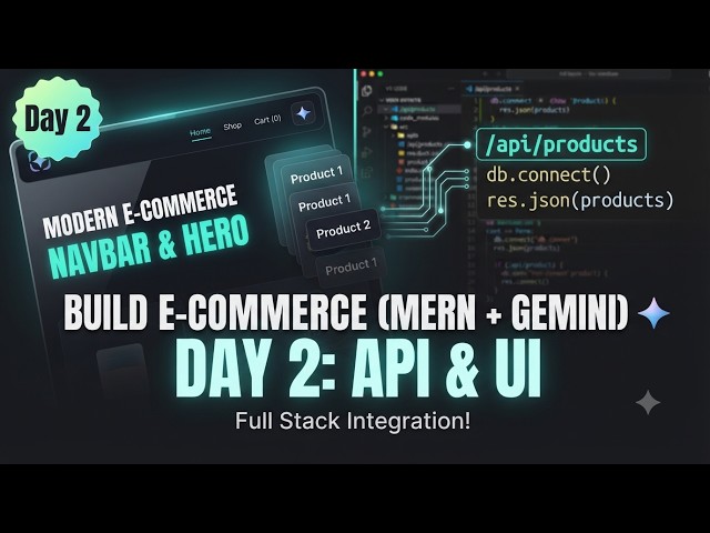 How to Build a Professional E-Commerce Store (MERN + Gemini) — Day 2