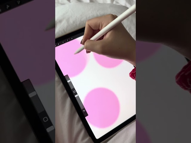How to make a Pink Gradient in Procreate in iPad 🍓✨