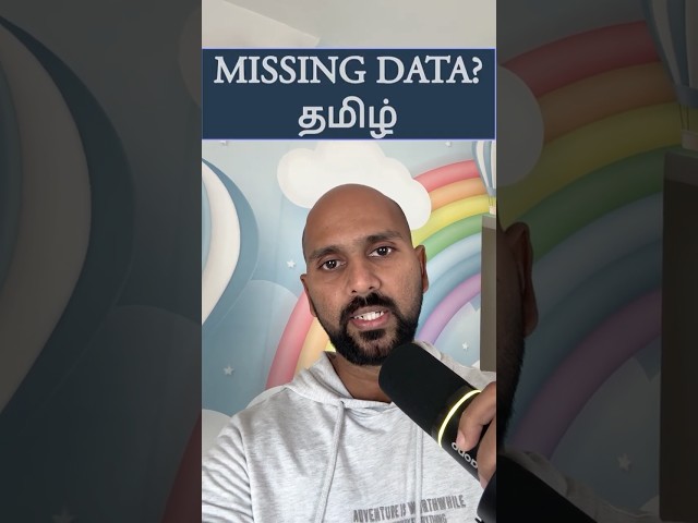 தமிழ் - Handling Missing Data - Data Science using Python in Tamil