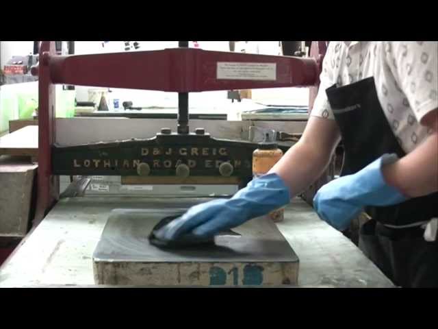 Stone Lithography at Edinburgh Printmakers