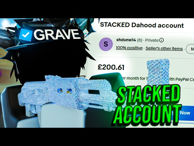 I Spent $200 On A Roblox Da Hood Account..