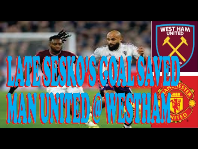 West Ham vs Manchester United  |  English Premier League Highlights