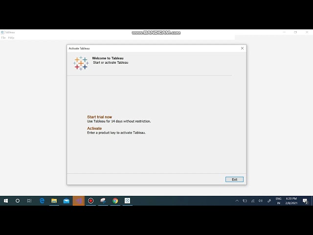 5  Tableau Installation