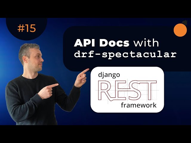 drf-spectacular - Django REST Framework API Documentation
