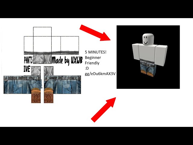 HOW TO PHOTOBASH ROBLOX JEANS (VERY BEGGINER FRIENDLY! :D)