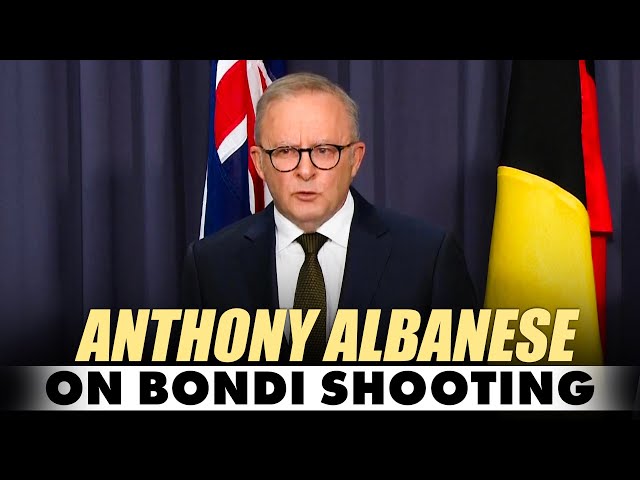 WATCH LIVE: Australian Prime Minister Anthony Albanese speaks after Bondi shooting | Sydney