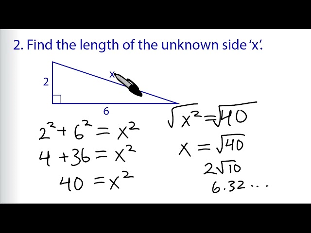 Math Antics Exercise Video 55: The Pythagorean Theorem