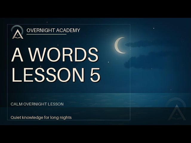 Learn English Vocabulary While You Sleep: A Words Lesson 5: Acceptable to Accomplishable