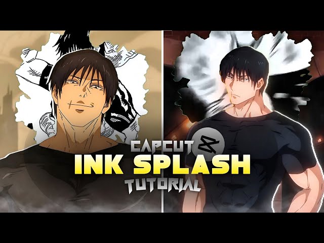 CapCut Ink Splash Transition Tutorial (Mobile) 🔥 | Step-by-Step Editing Guide