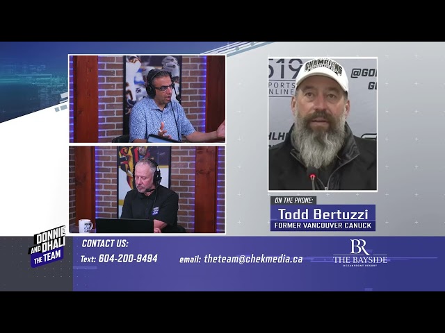 Todd Bertuzzi sobre el campeonato de la Sutherland Cup, el nombramiento de los Sedin como copresi...