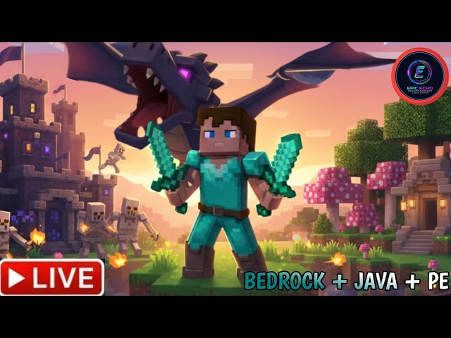 MINECRAFT SERVER LIVE 🔴 || JAVA + BEDROCK || #minecraftsmp #minecraftsurvival