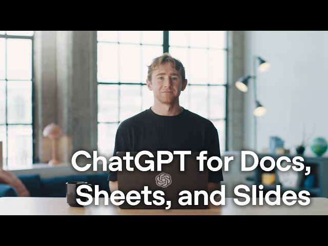 Work with docs, sheets, and slides in ChatGPT