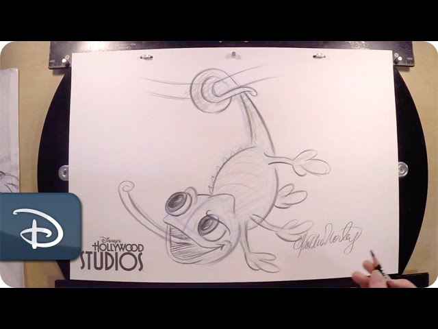 How-To Draw Pascal From Disney's 'Tangled' | Walt Disney World