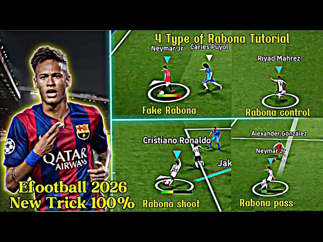 All Rabona skill Tutorial | classic control | efootball mobile #efootball2026 #rabona #viral 