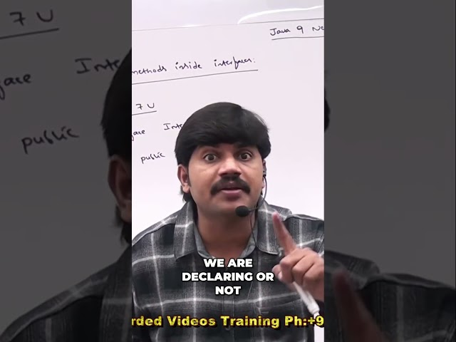 Java Interfaces: Public, Abstract Methods Explained! #shorts