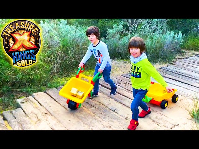 Dani y Evan en la SENDA de LOS TREASURE X Kings Gold caza tesoros