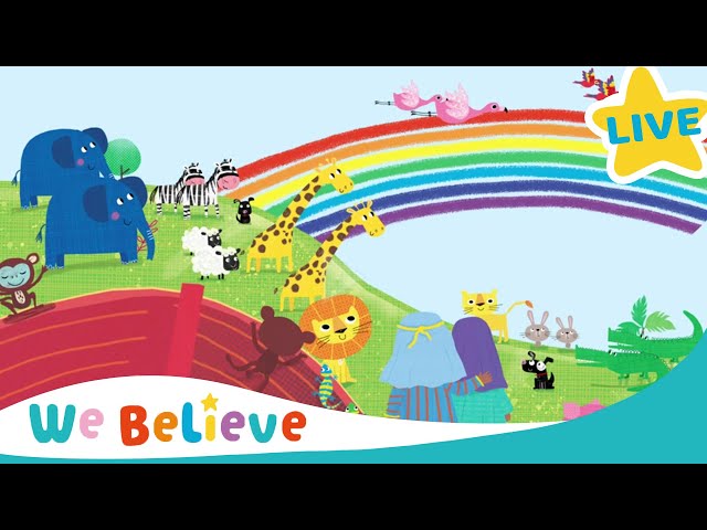 🔴LIVE! Non-Stop Bible Stories for Kids | Songs, Stories and Prayers | @WeBelieveKids