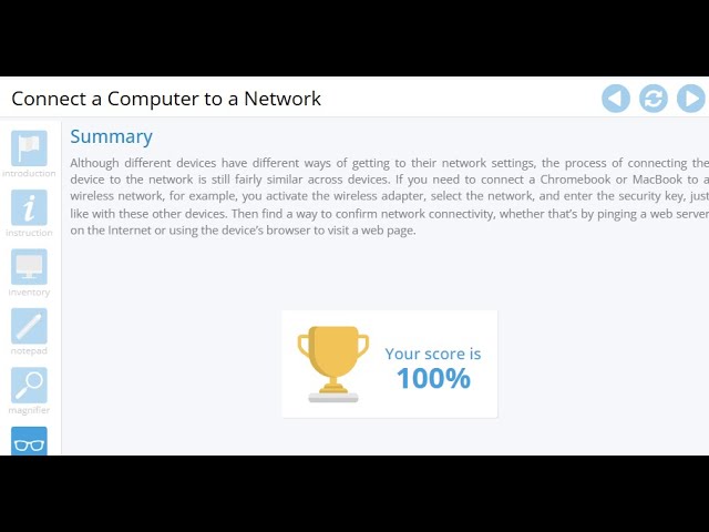 Advanced Hardware Lab 7-3: Connect a Computer to a Network