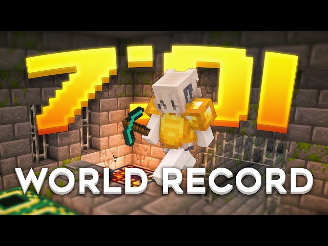 MINECRAFT SPEEDRUN FORMER WORLD RECORD (7:01)