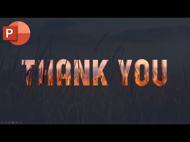 How to Design a Creative Thank You Slide in Microsoft PowerPoint
