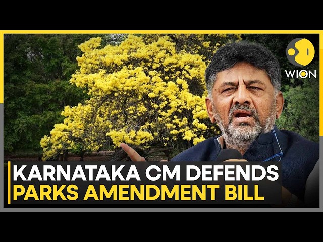 DK Shivakumar Government Faces Heat Over Parks Amendment Bill | WION