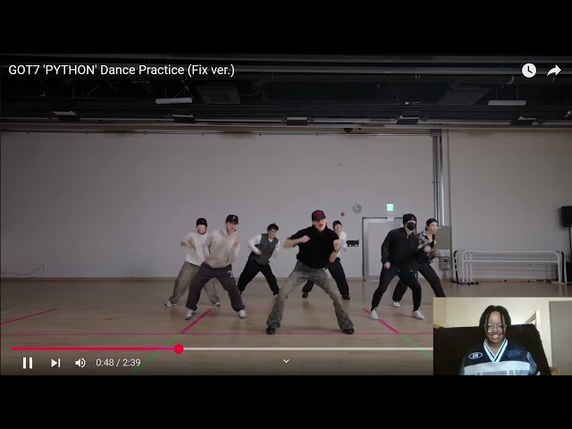 PYTHON DANCE PRACTICE | REACTION 💚