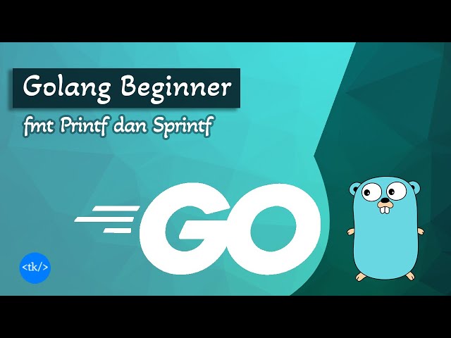 Golang Pemula #5 - fmt Printf dan Sprintf