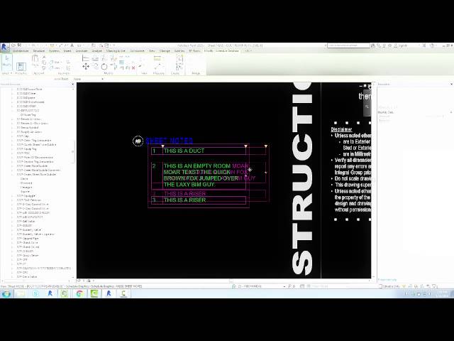 HOW TU USE SMART SHEET NOTES IN REVIT - Revit Arc