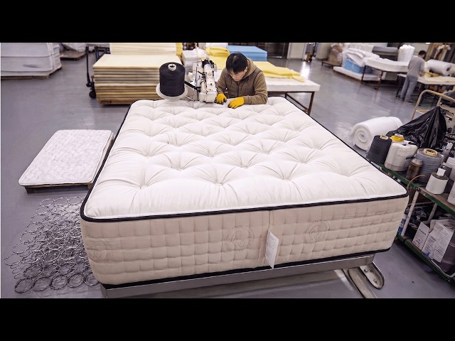 Luxury Mattress Manufacturing Factory Filled With Premium Horsehair and Alpaca